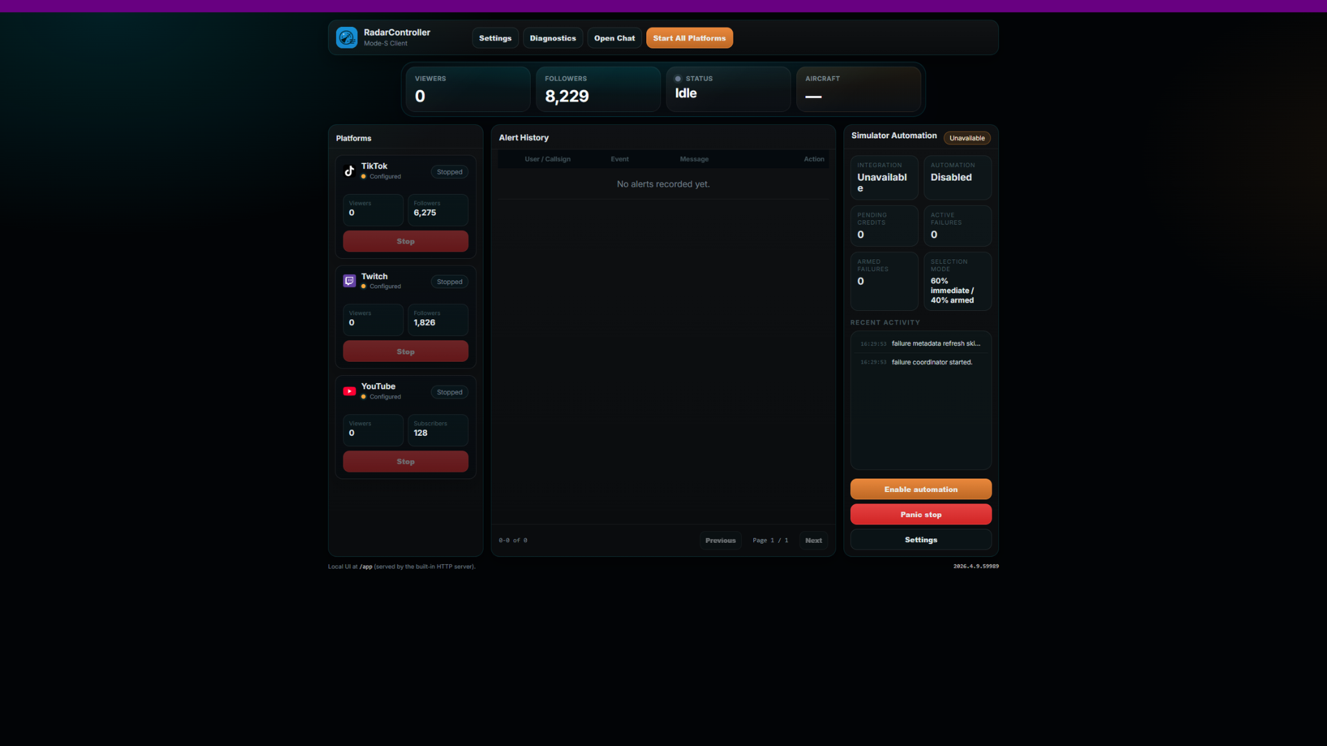 Mode-S Streaming Companion Client